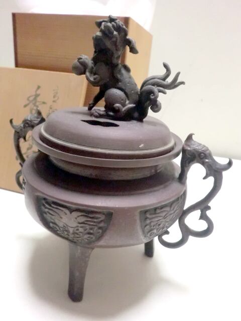 青銅製 香炉 瑞峰作 | AntiqueShop Kohaku　琥珀 powered by BASE