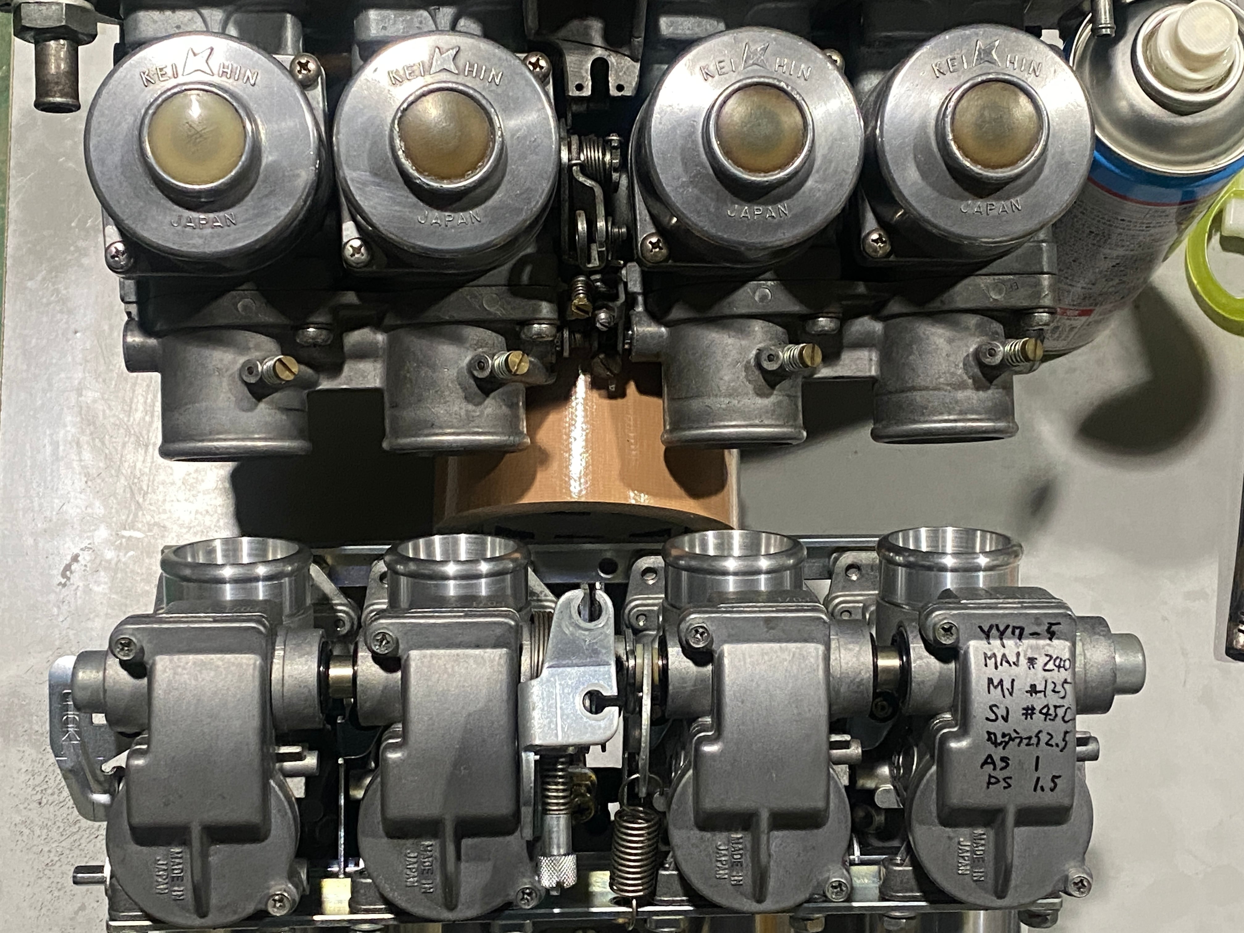 京浜フラットCRキャブレター S800用 CR29 S800用 スピゴット 4個セット S8-1 | タカイMFG