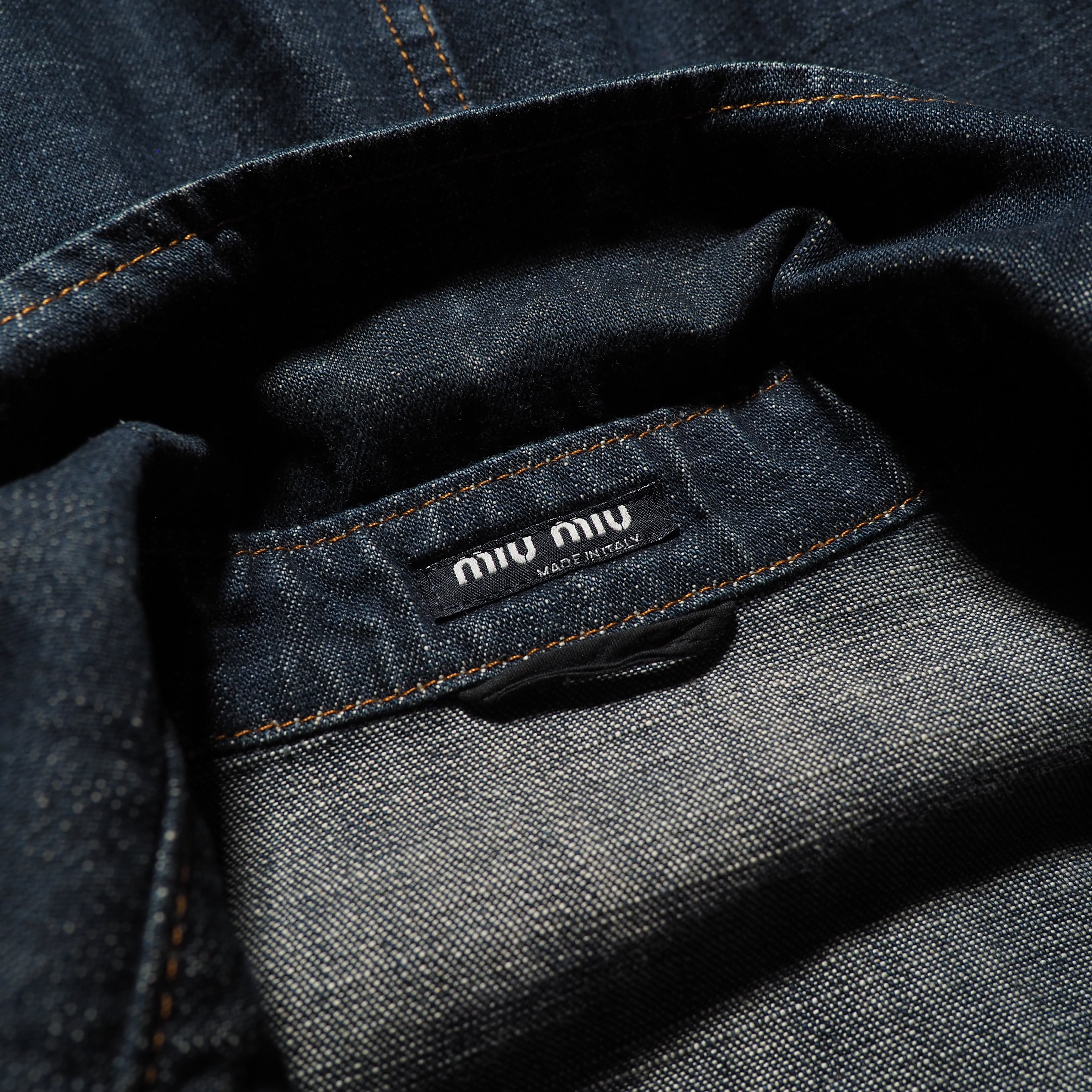 2001AW ” MIUMIU ” Denim coveralls jacket (made in Italy)
