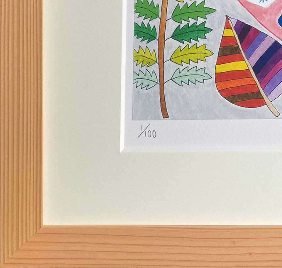 長田匠（おさだたくみ） ふくろうの贈りもの 版画 作品 lemmikki