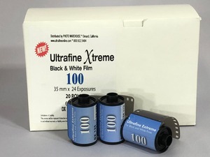 ウルトラファインEX 白黒フィルム ISO100 35mm x 24 20個入ボックス
