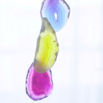 Rainbow Beach 02 - アゲートヒーリングチャイム / Agate Sun Catcher Wind Chime 390