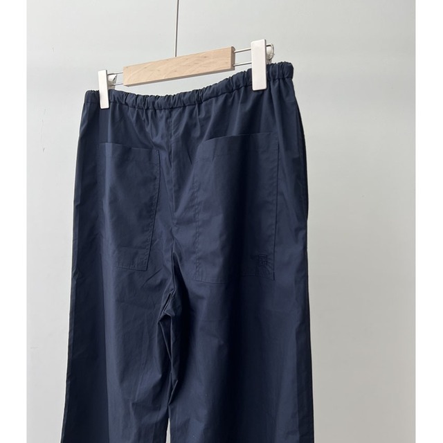 【ドローストリングウエストワイドレッグパンツ】P00803