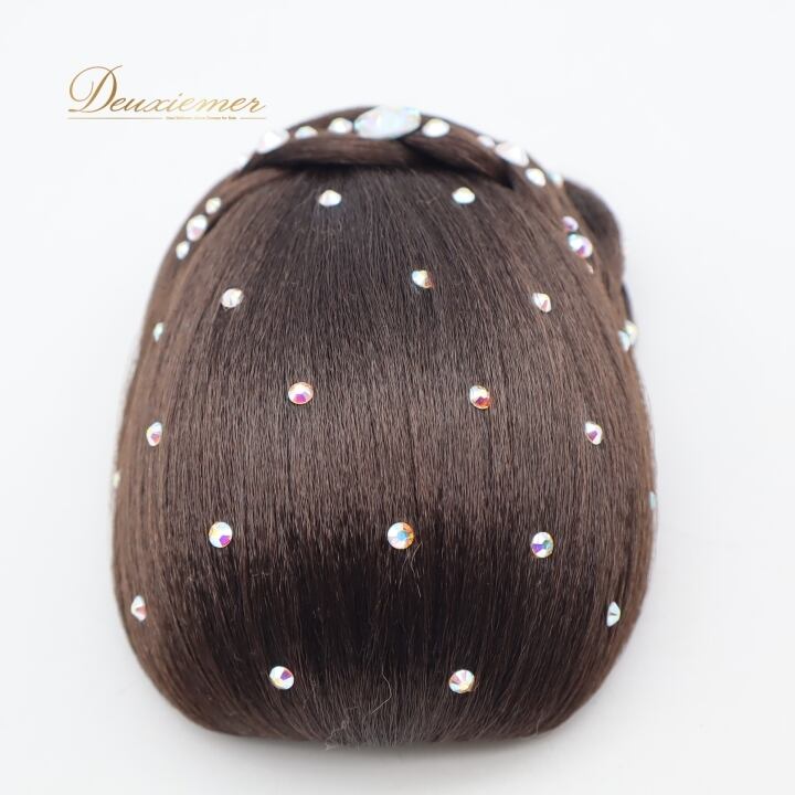 社交ダンス 小物 シニヨン カップ ヘアアクセサリー コーム つけ毛