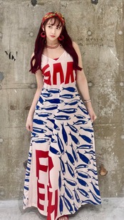 SAKA フィッシュロングワンピース