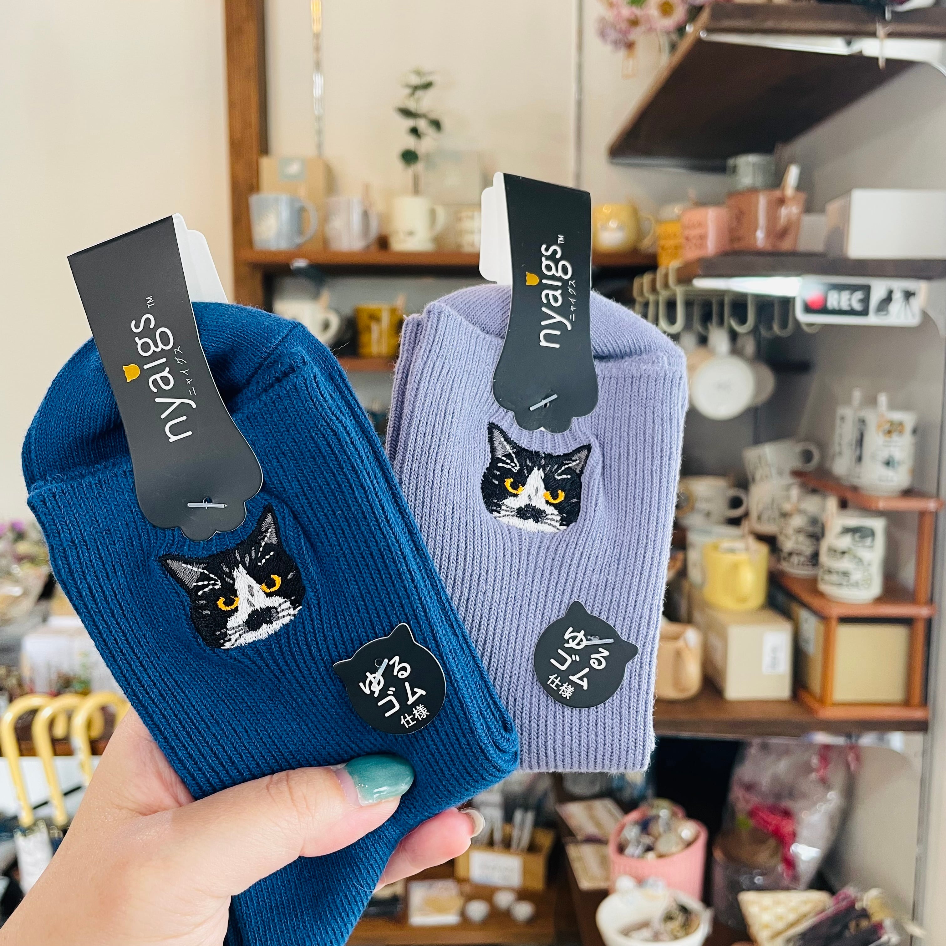 はちわれ 靴下|レディースソックス 猫 ねこ ネコ 猫雑貨 猫グッズ かわいい プレゼント ギフト 贈り物