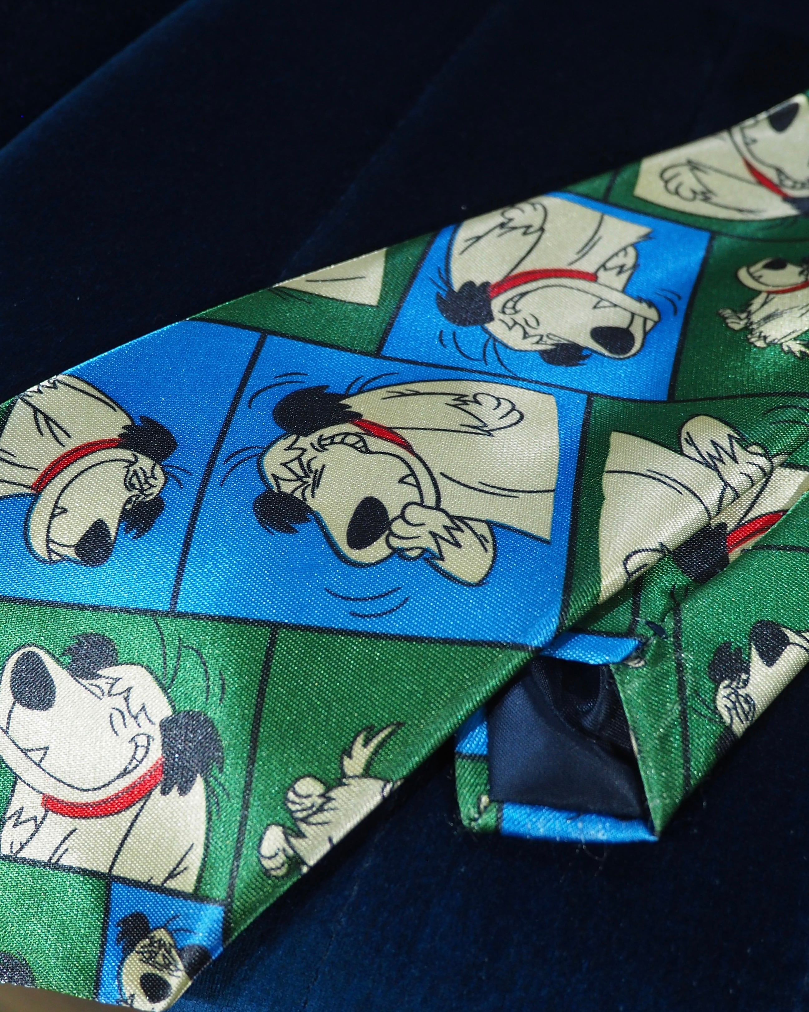 1994s " SEGA " Funny Dog printed vintage Tie