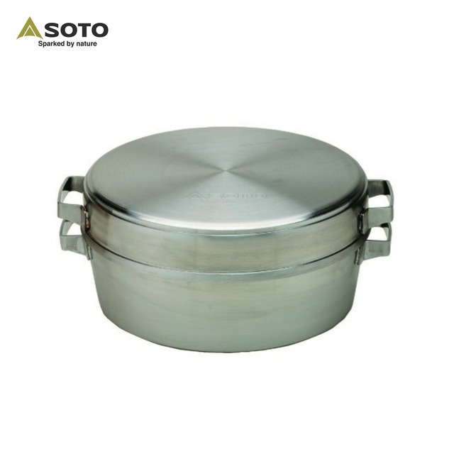 ステンレスダッチオーブン 10インチ デュアル