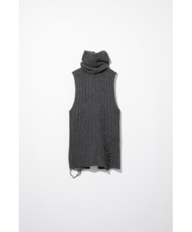 【26AW】MUKCYEN ムッシャン /  ニット トップス / yak rib high-neck top M269TS01