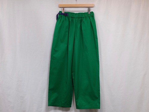 REVERBERATE”BELTED TROUSERS TYPE3 GREEN”