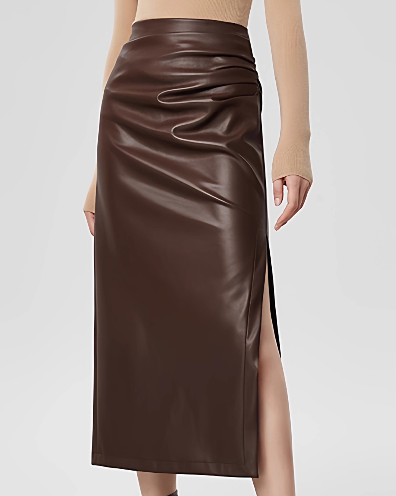 スリークスリットロングスカート 2color A0720 - 2