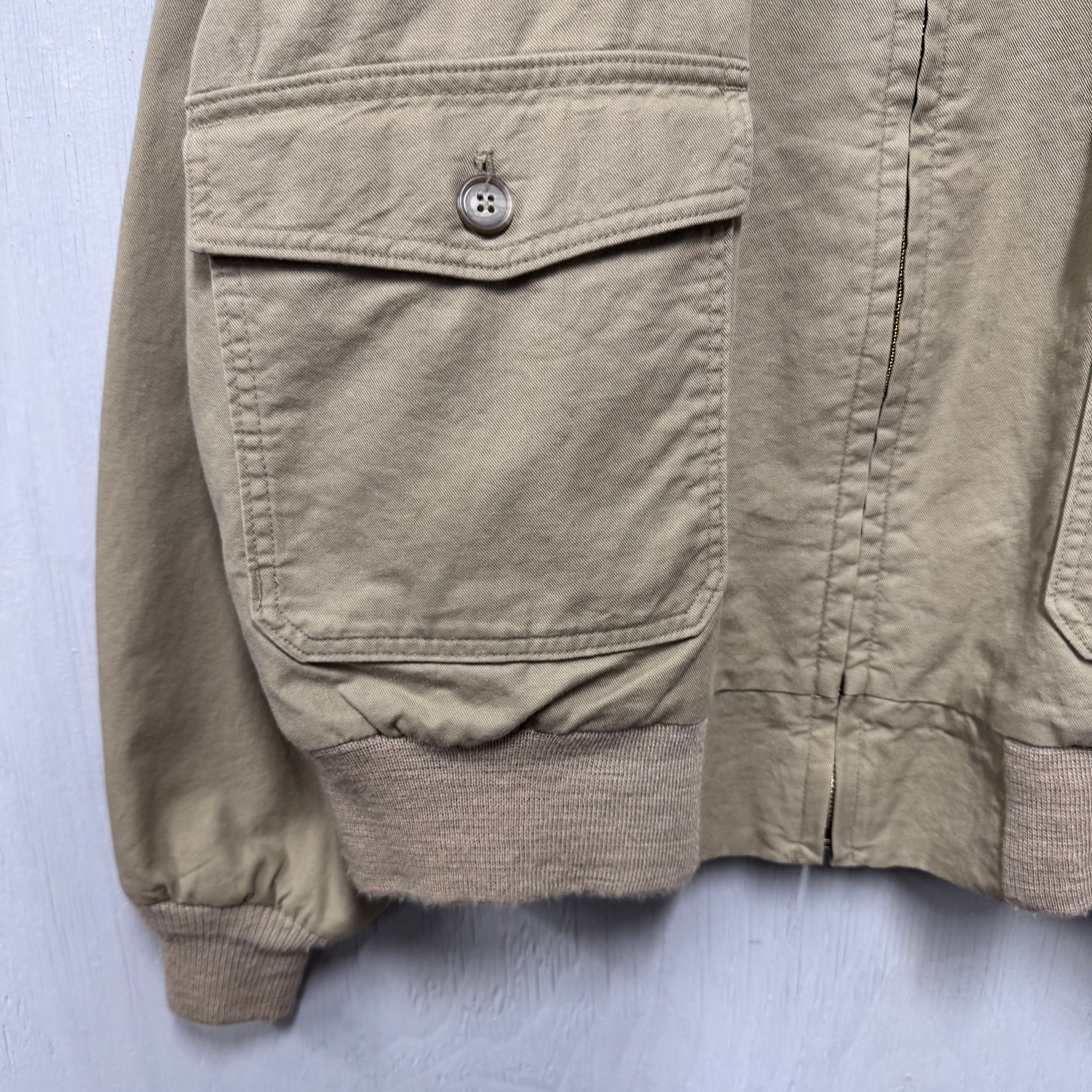 80s L.L.Bean G8フライトジャケット ベージュ USA製 L | 古着屋 savvy
