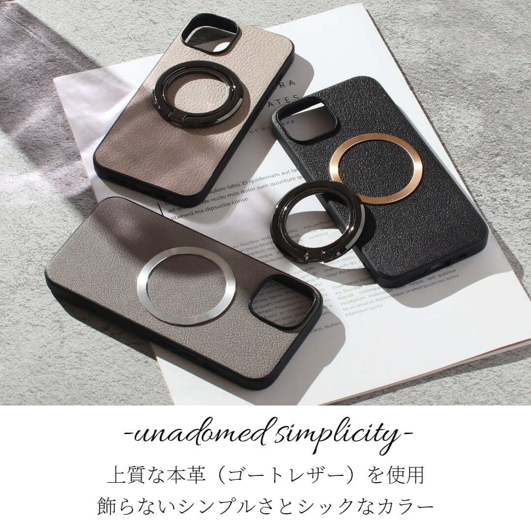 iphone ケース レザー iphone17 iphone16 iphone15 iphone14 リング