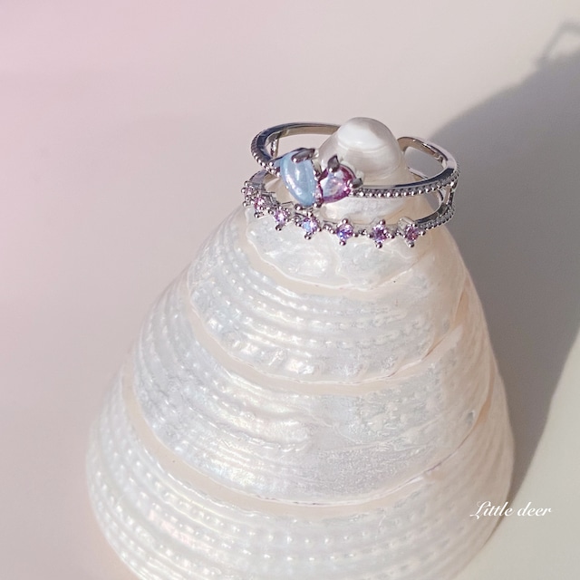 light blue purple ring E03-b0834