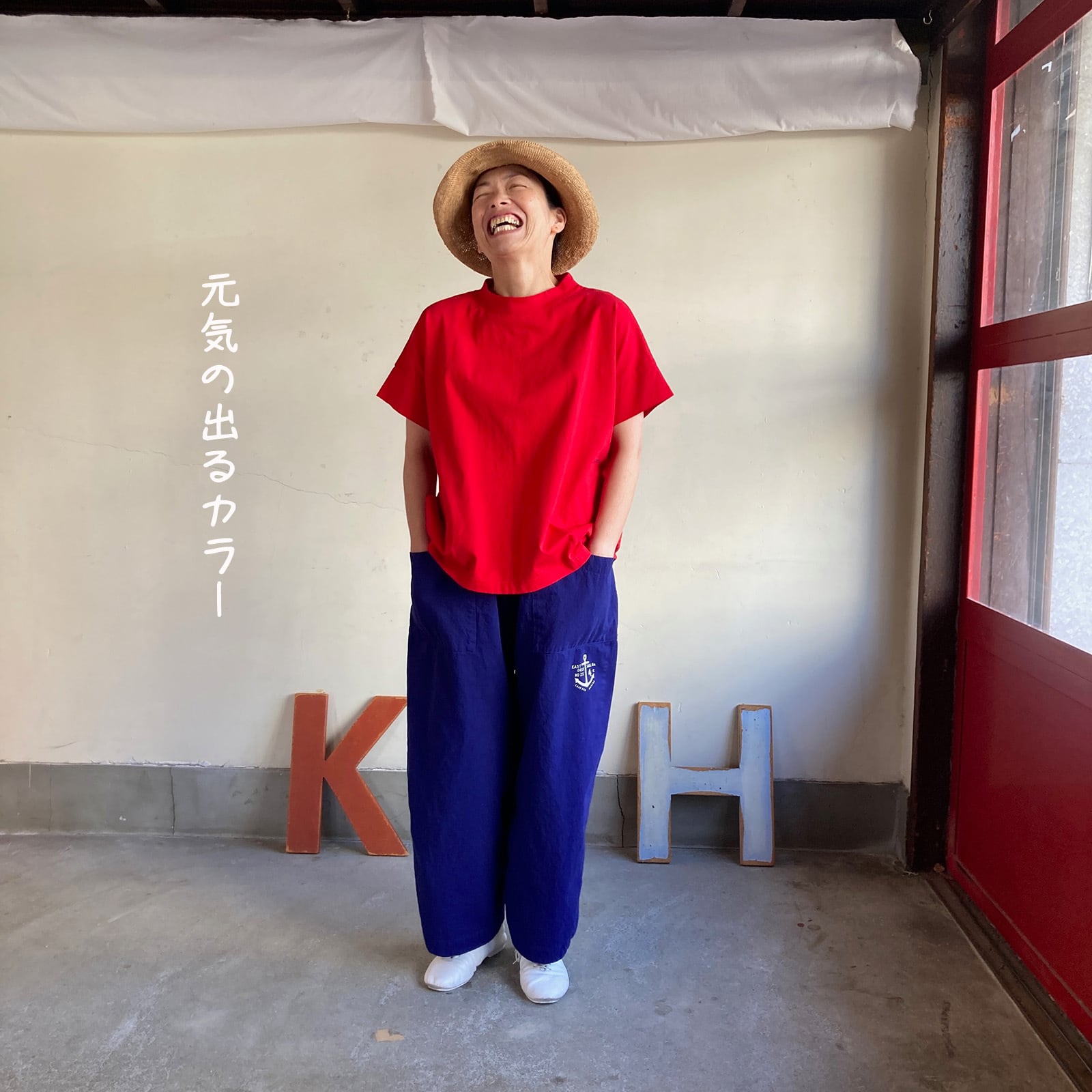 スタンド衿 Tシャツ Girl'sTシャツ 62C43 サイズF | 快晴堂