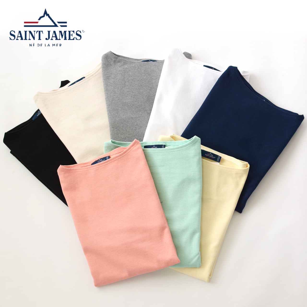 SAINT JAMES [セントジェームス 正規販売店] OUESSANT SOLID