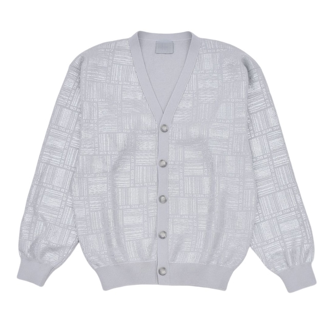 【VTMNTS】BARCODE MONOGRAM CARDIGAN