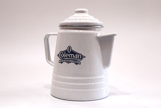 USED 90s Coleman Vintage enamel kettle 01853