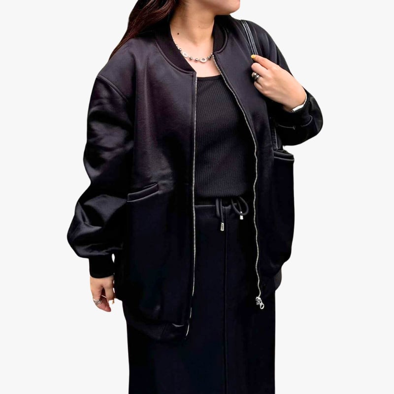 【 ROSIEE 】シャイニーブルゾン