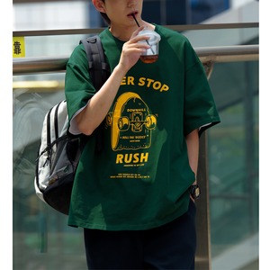 Skate graphic oversized tee  0837