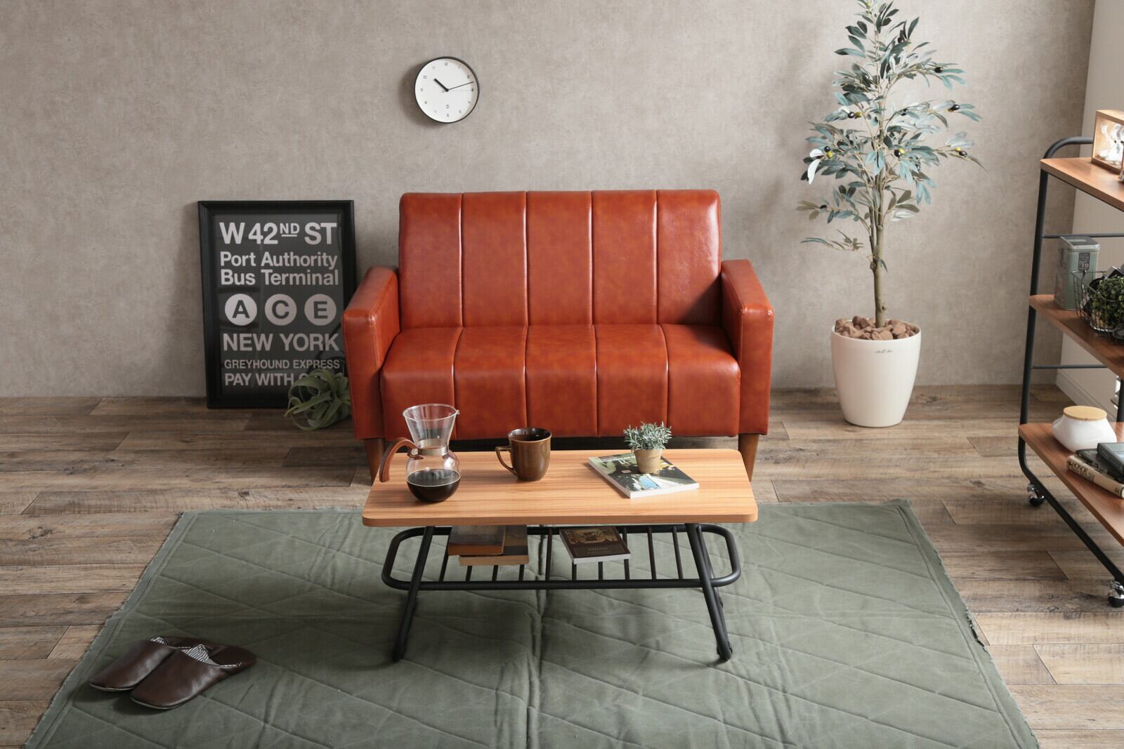 Theo 2人掛 PVCレザーソファ | 湘南茅ヶ崎インテリアBASE店