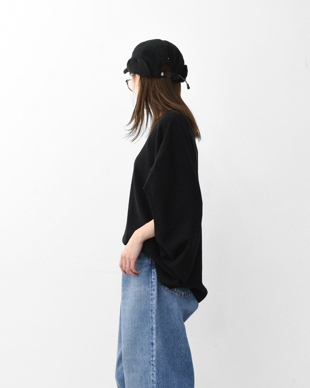 mizuiro ind [ミズイロ インド] cocoon wide vest [4-220104] コクーン