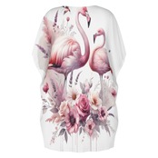 Women's V-Neck Plus Size Loose Dress FL 4835