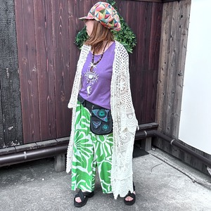 エスニックワイドパンツ