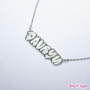 davryu logo Silver NECKLACE