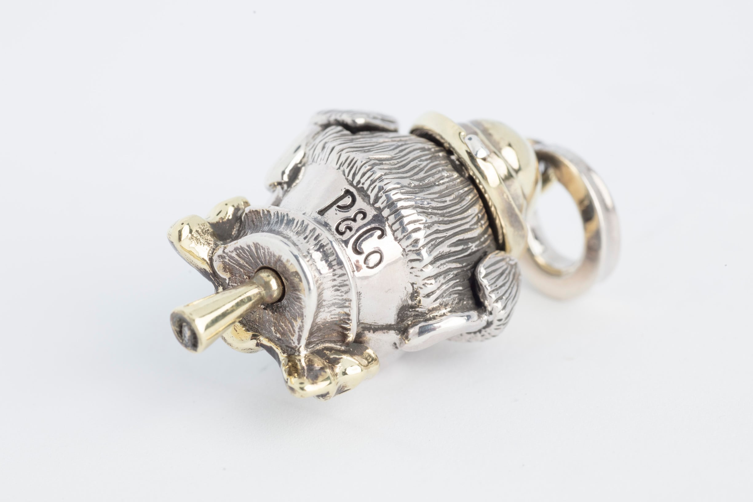 送料無料 ピーナッツカンパニー Mr.HEAD Silver x Brass ピエロ 