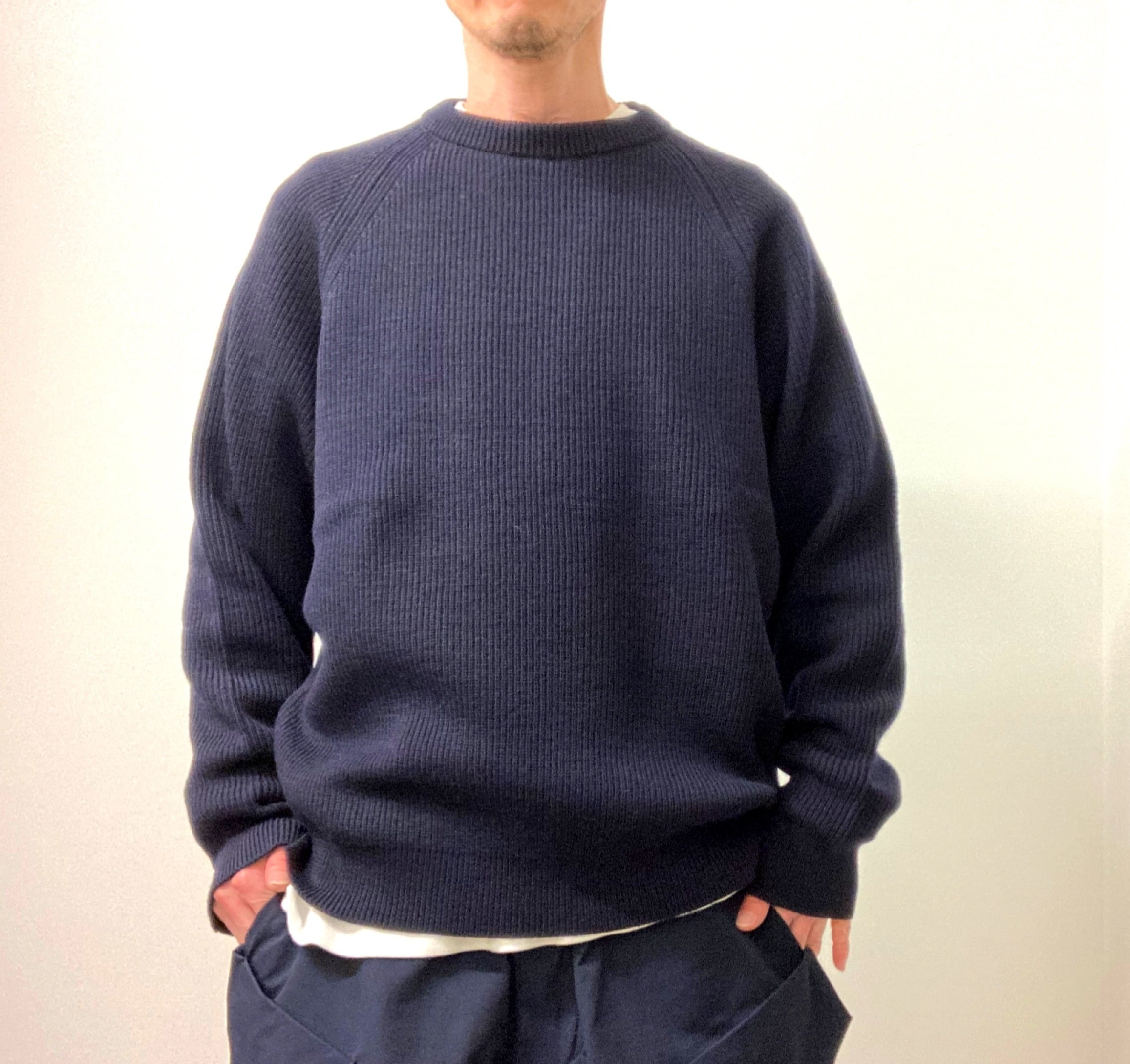 EVCON / WOOL LOW GAGE CREW NECK - Early Sale!!! -
