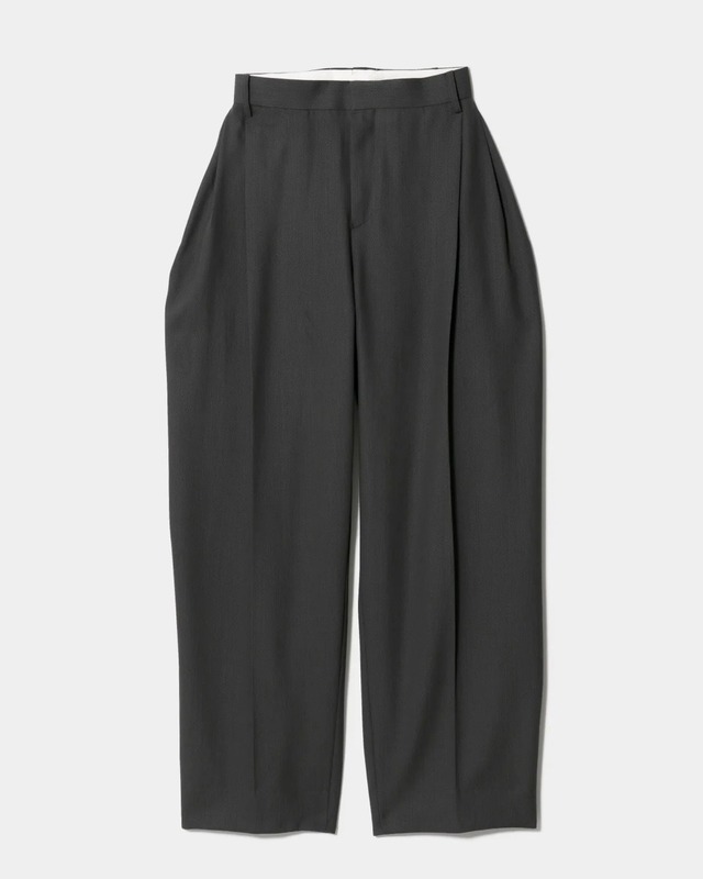 beautiful people 【2/80 sheer pique side tuck wide pants】