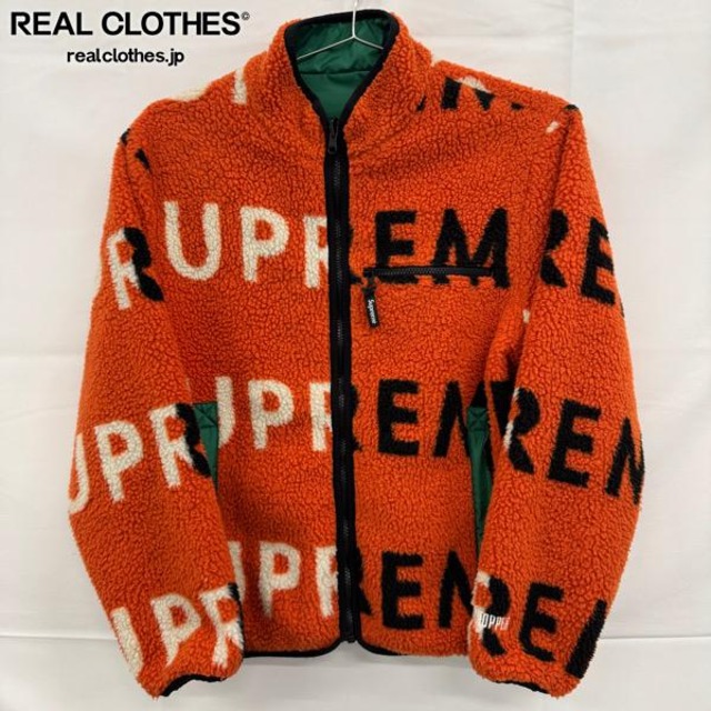 Supreme/シュプリーム【18AW】Reversible Logo Fleece Jacket 