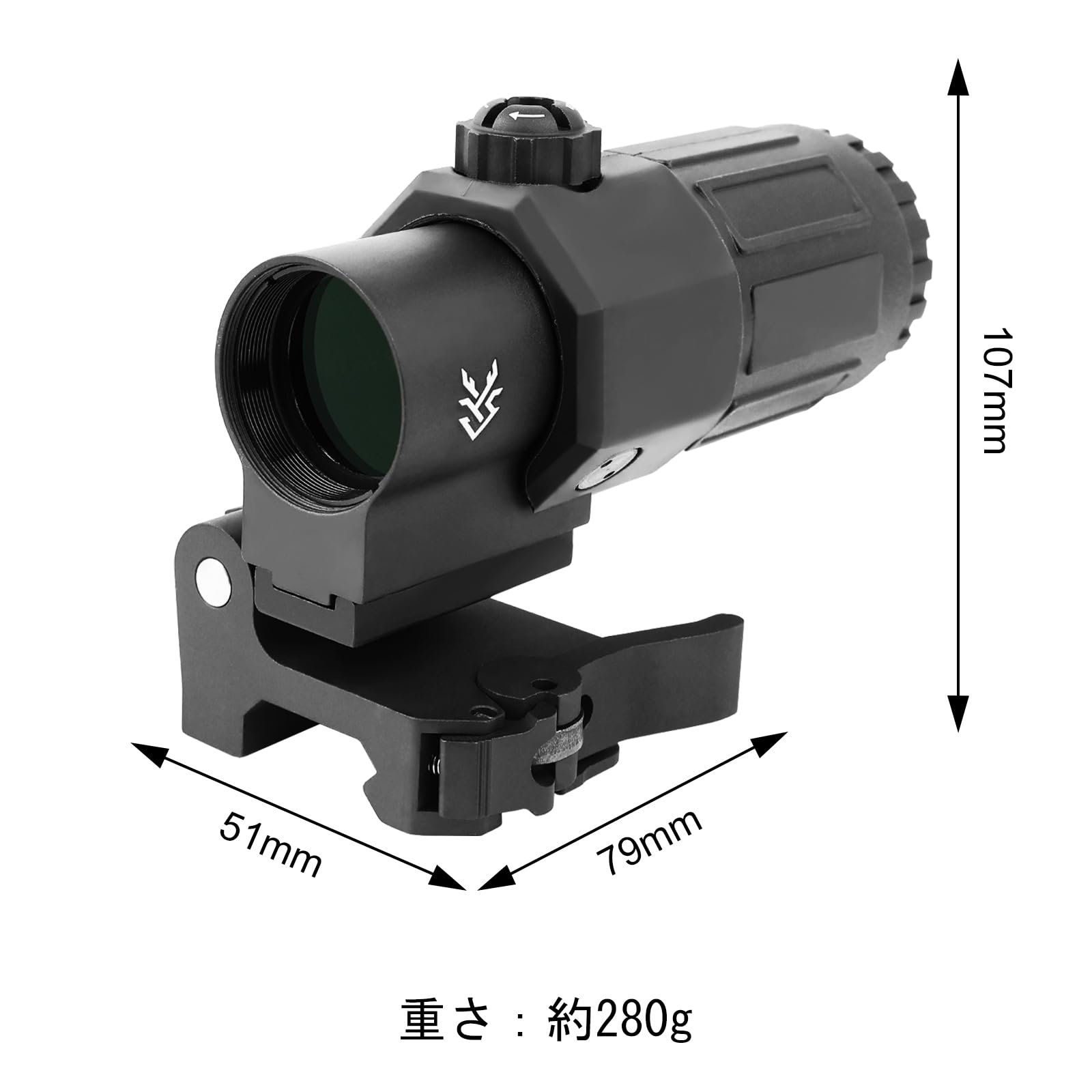 在庫セール】SWAMP DEER OPTICS マグニファイア&ドットサイトセット