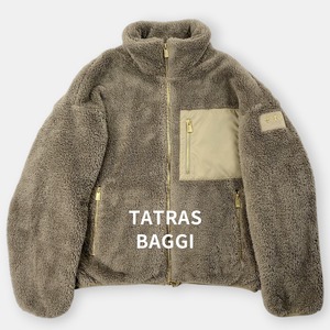 美品 TATRAS BAGGI 21AW タトラス バッジ オーバーサイズ ボア ブルゾン ジャケット LTAT21A4873 茶 01 S / J&NREUSE レディース アウター