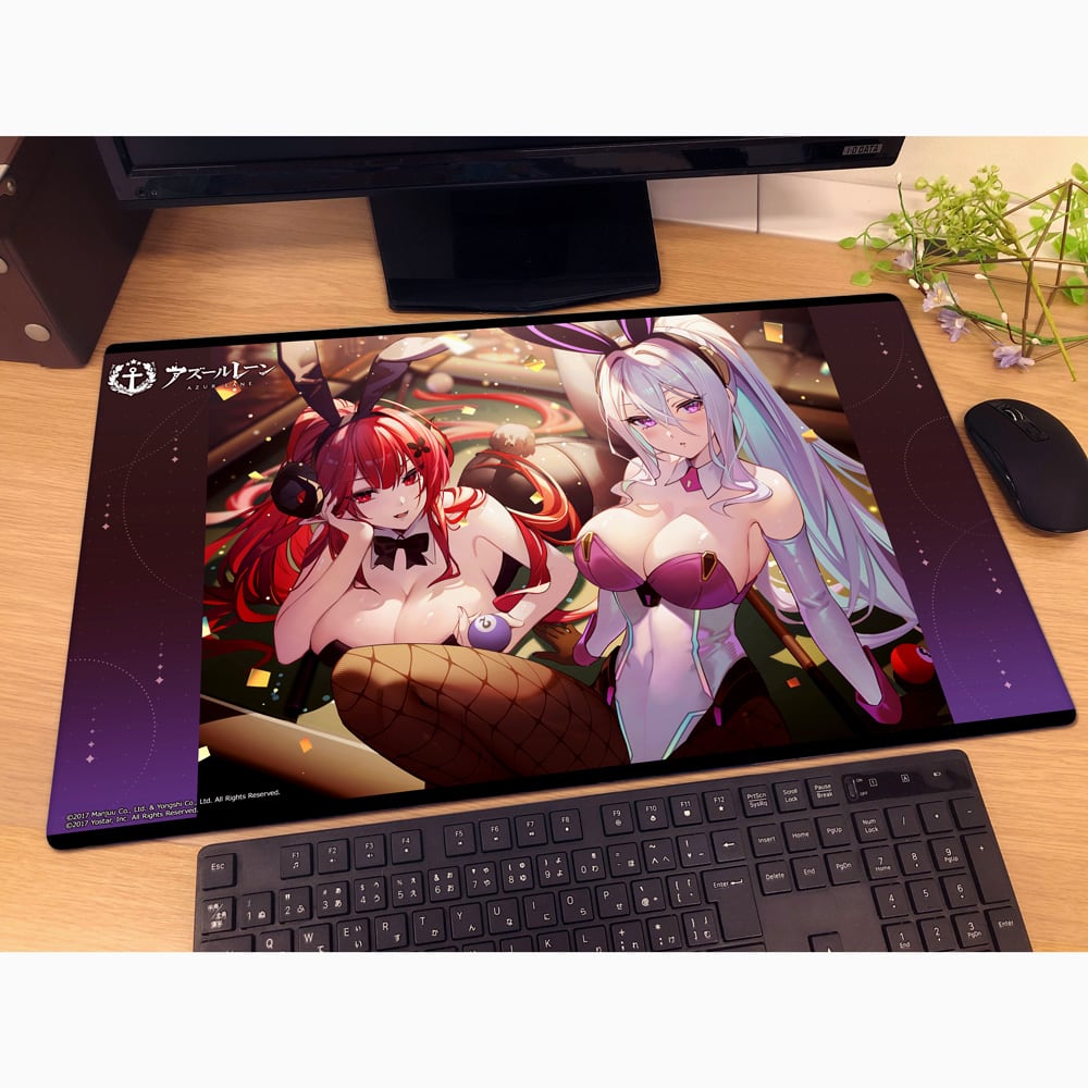 アズールレーン ラバーマット(キアサージ&ヒンデンブルク