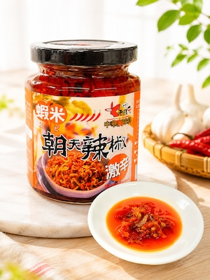 エビ入り辛味調味料(蝦米朝天椒醬) 240g