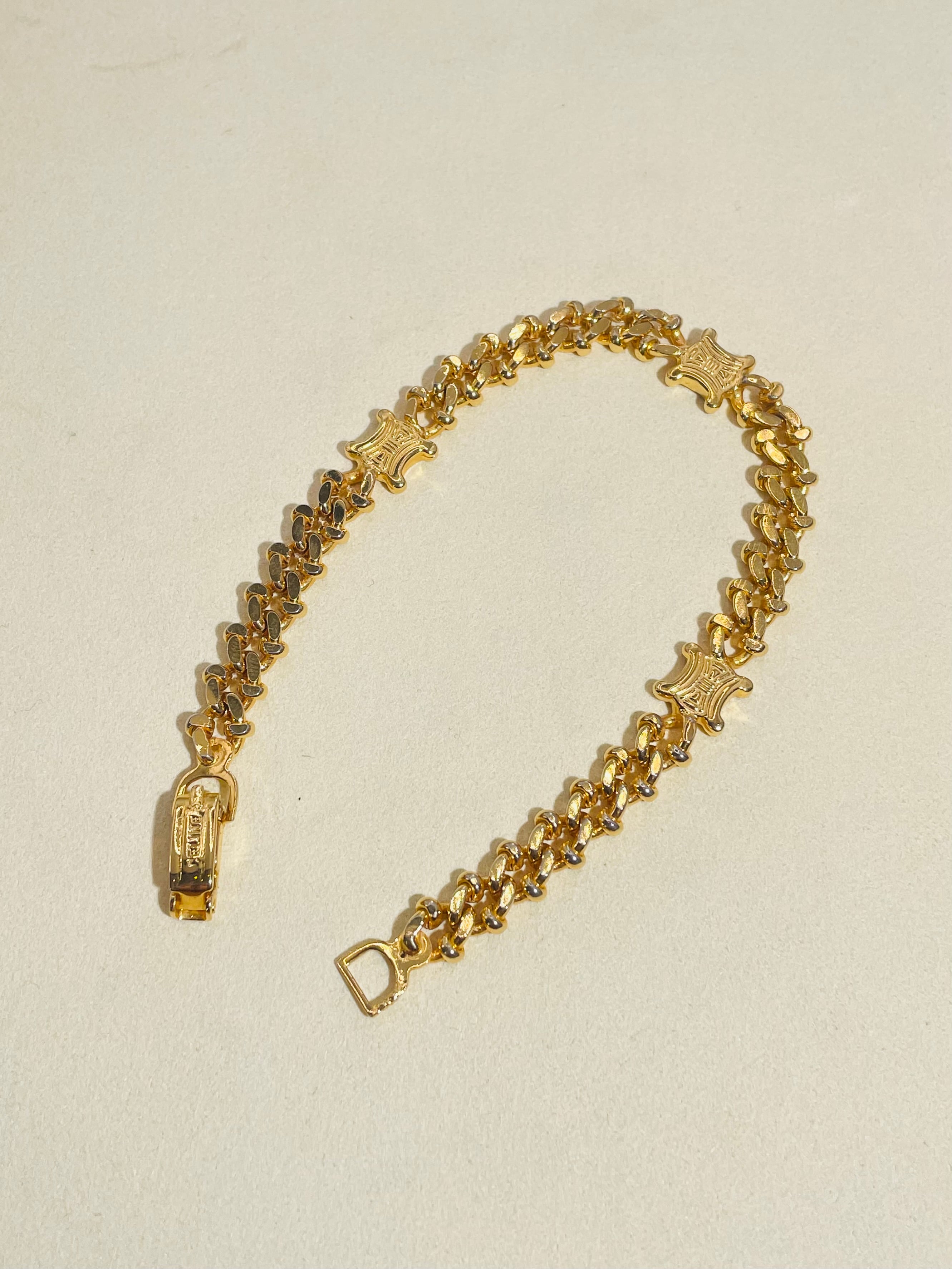 Pre Triomphe Curb Chain Bracelet -CELINE-