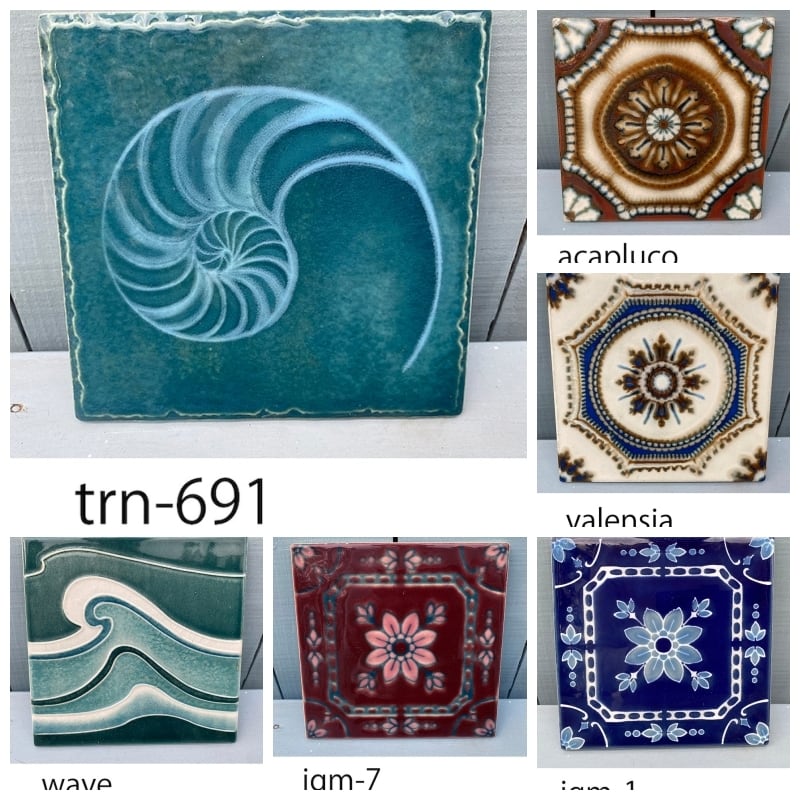 アンティーク風アートタイル 8.2cm角 | タイルショップ・ガウディ BASE店