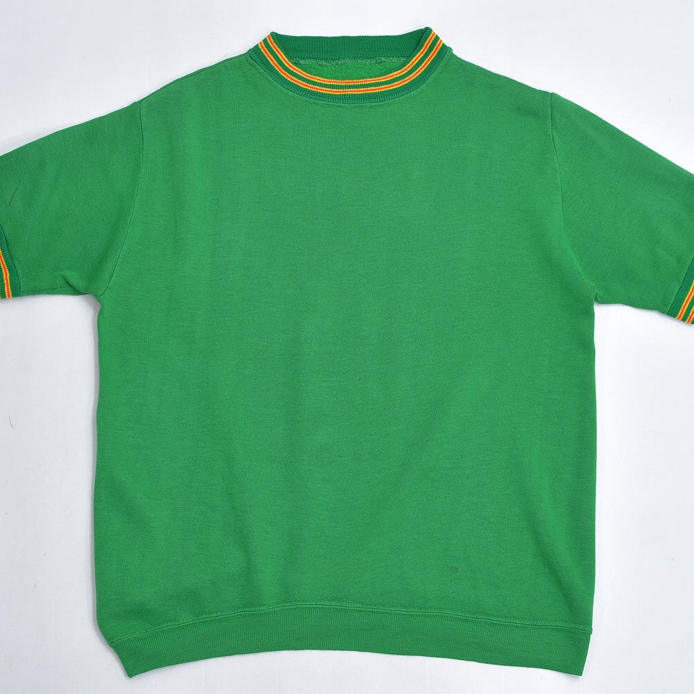 希少　レア　半袖スウェット　ヴィンテージ 浜田　菅田　グリーン　緑 希少レア半袖スウェットヴィンテージ 浜田菅田グリーン緑