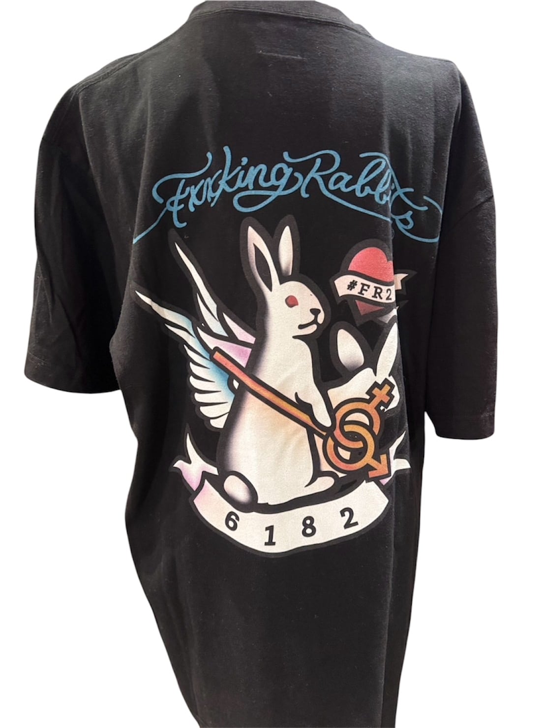 FR2 ハートグラフィック Tシャツ 黒 FR2 ハートグラフィック Tシャツ ブラック Lサイズ | 古着屋 BON BON