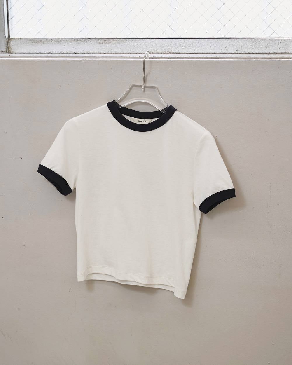 TODAYFUL(トゥデイフル) Compact Ringer Tee | サウスオレンジ｜メンズ