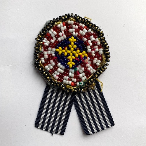 [Trophy] Hand Needle Brooch _07（ヴィンテージ ハンドメイド 刺繍ブローチ）