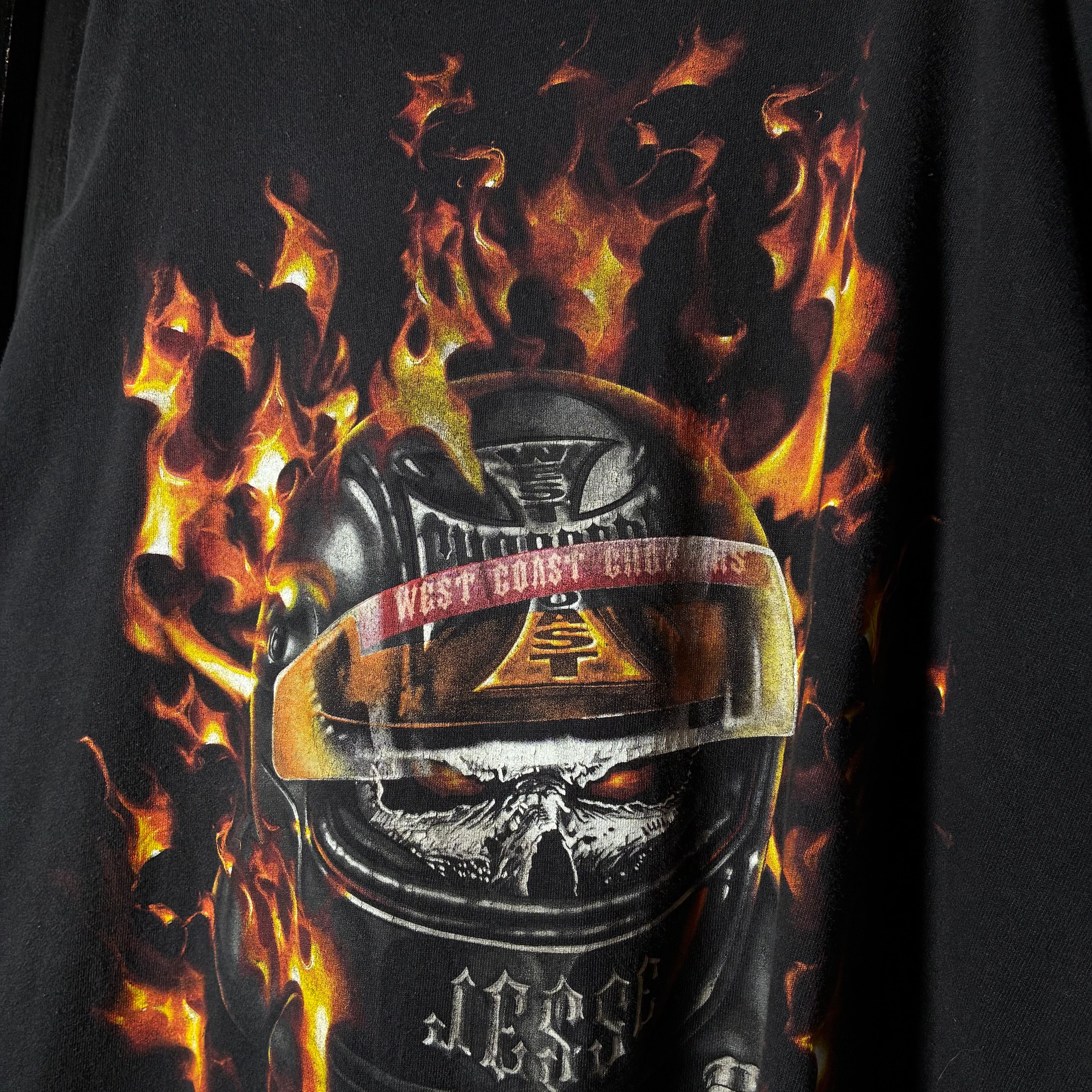 west coast choppers スカルフレイム　XXL west coast choppers スカルフレイム ロンt - メルカリ