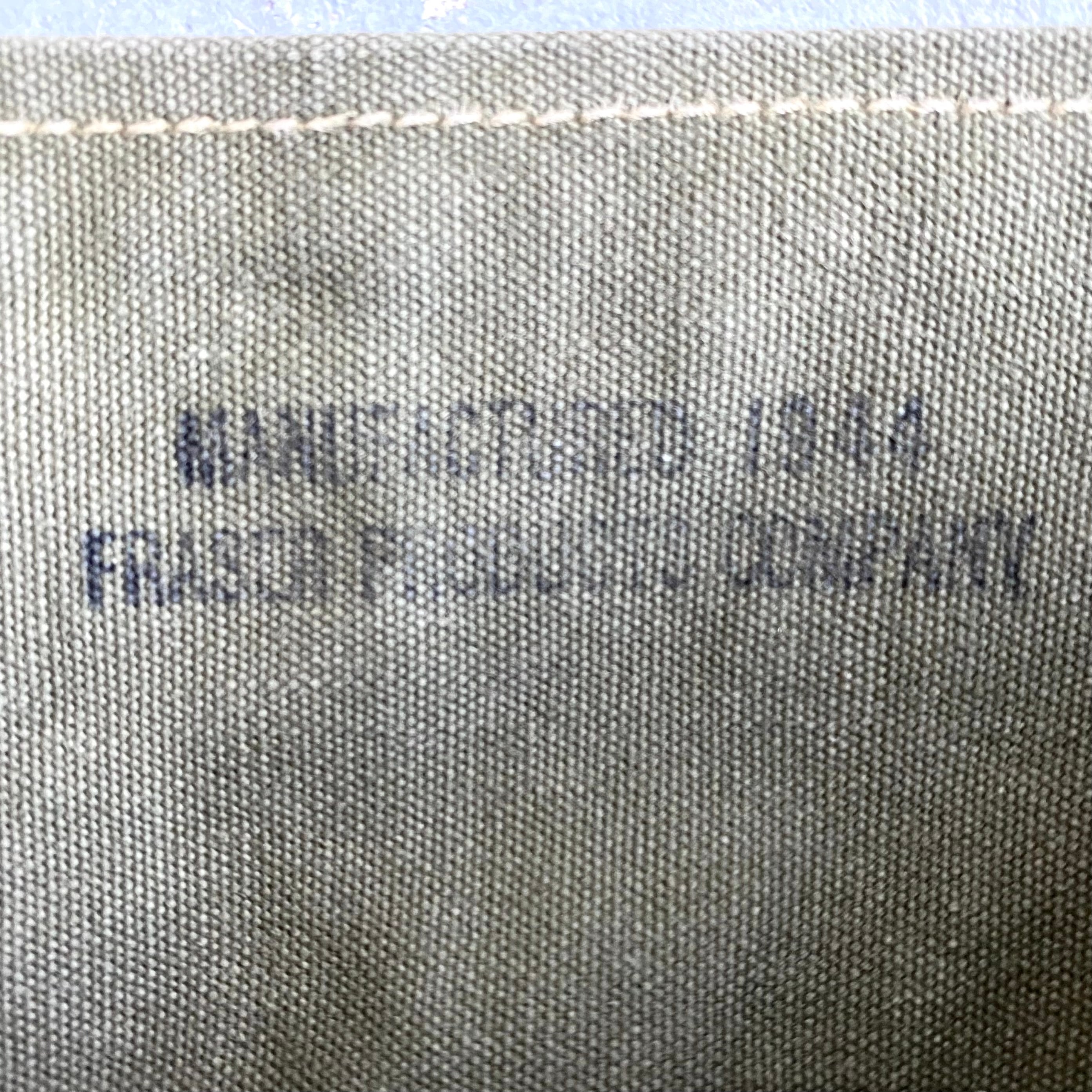 40's U.S.MILITARY vintage tote bag | PPF vintage & remake