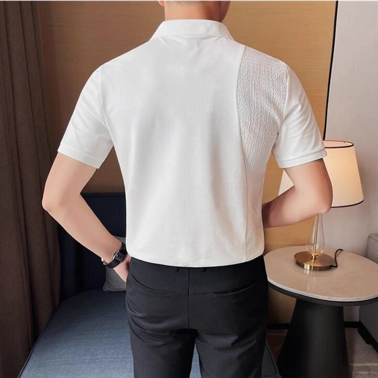 splice polo shirt tops 00261