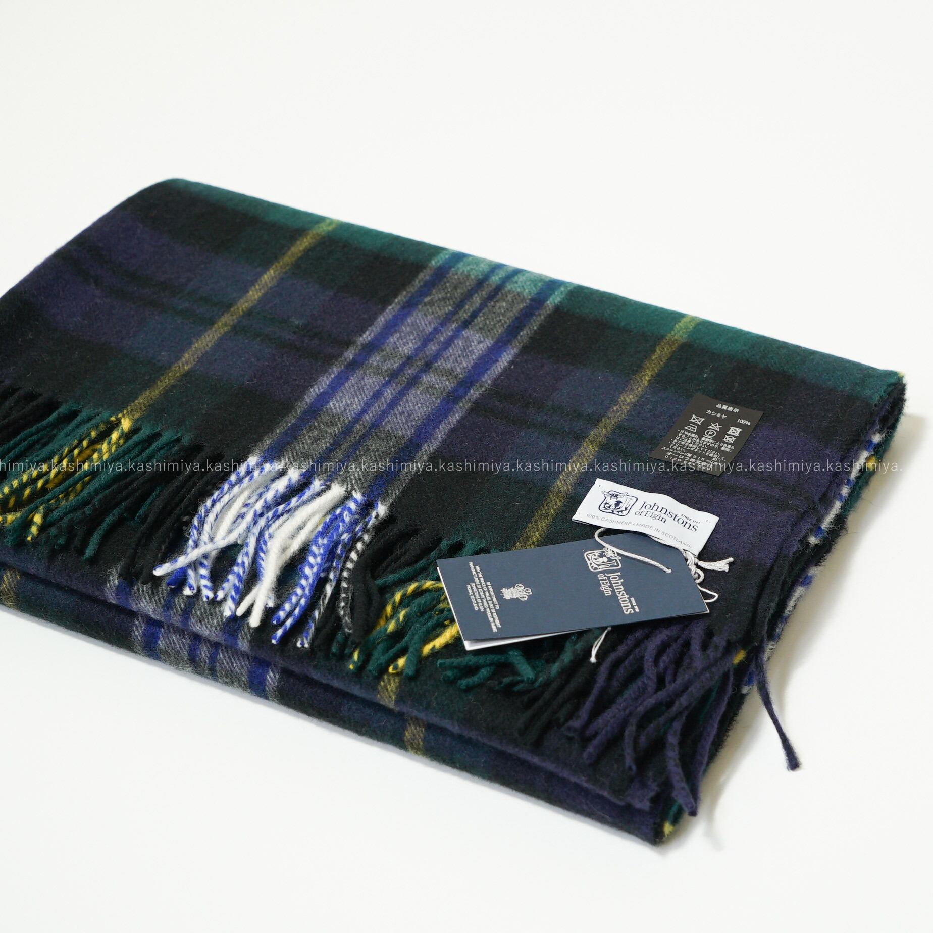 【国内正規品・新品】Johnstons カシミヤ大判ストール / Dress Gordon ドレスゴードン ジョンストンズ カシミア 100%