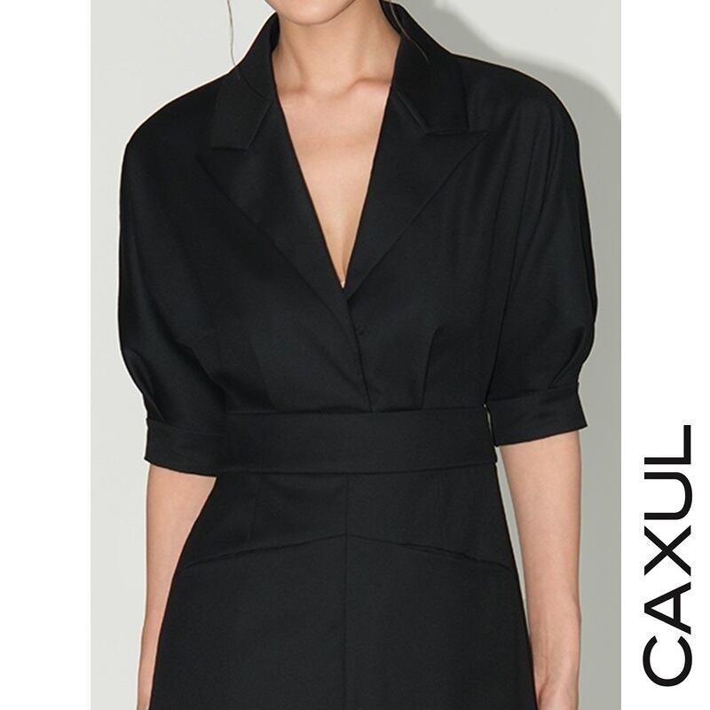 CAXULワンピース WEB限定》軽やかギャザーワンピース LE SOUK HOLIDAY｜クロスプラス
