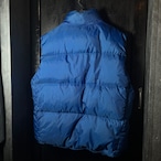 90s OLD GAP ダウンベスト 青 リップストップ ドローコード ギャップ