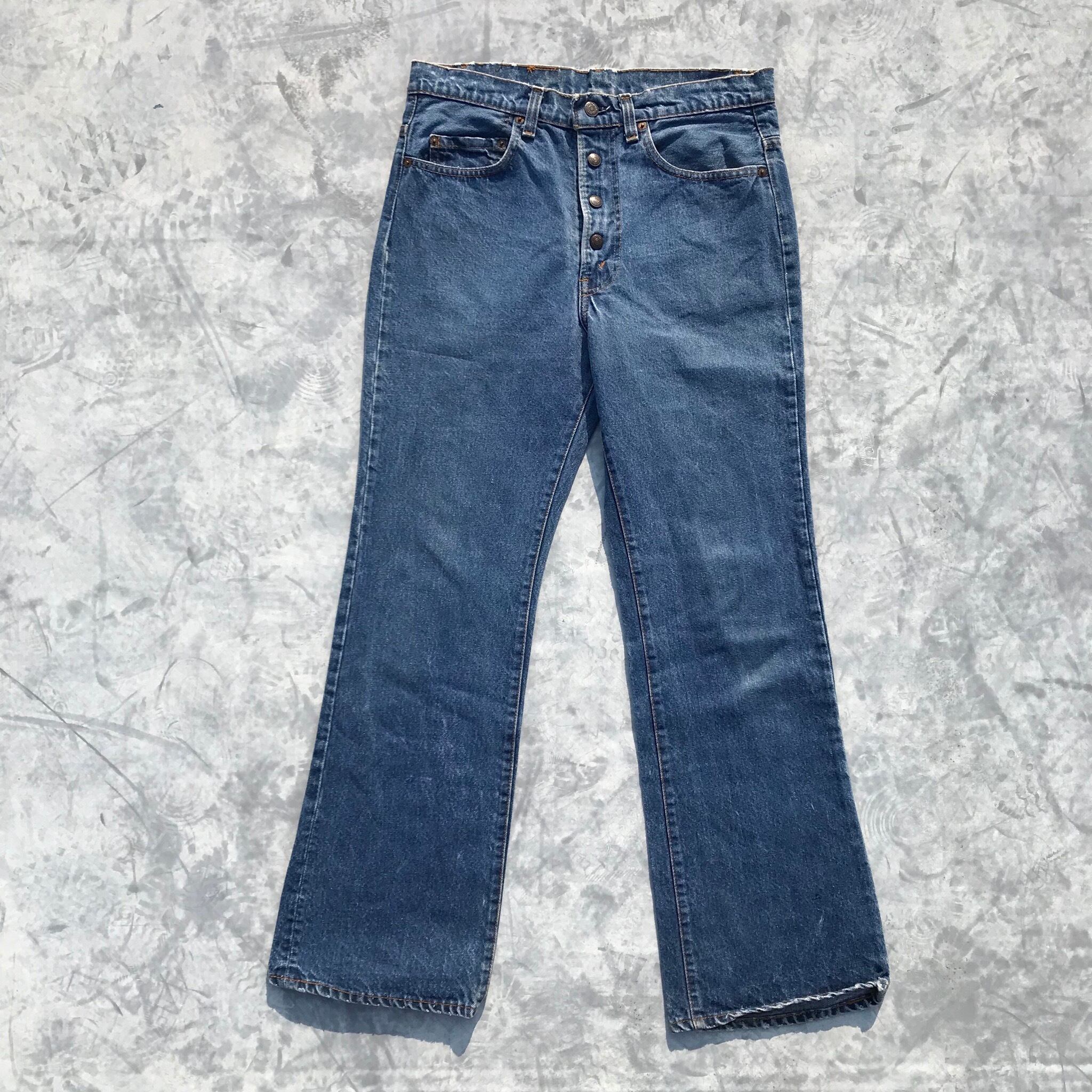 80's Levi's リーバイス 517 ブーツカット デニム スナップボタン 珍品 希少 W84cm | agito vintage  powered by BASE